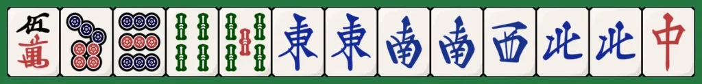 小四喜を狙いにいって良い牌姿